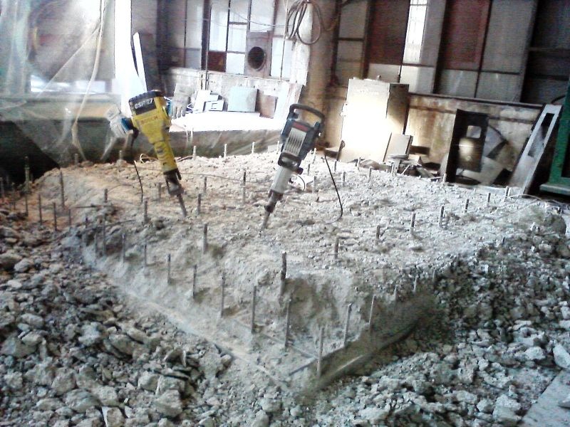 Демонтаж бетона Киев